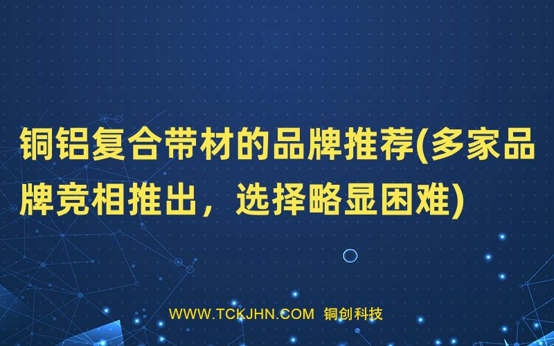 銅鋁復(fù)合帶材的品牌推薦(多家品牌競相推出，選擇略顯
